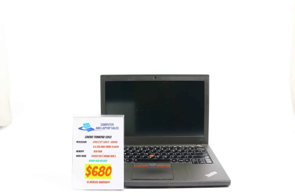 Lenovo ThinkPad X260 | Core i7-6600U | 8GB RAM | 500GB SSD | Win 11 Pro | 1 Year Warranty