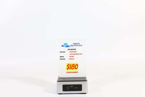 INTEL Mini PC NUC5CPYB | Celeron N3050 | 4GB RAM | 120GB SSD | Win 10 Pro | 1 Year Warranty