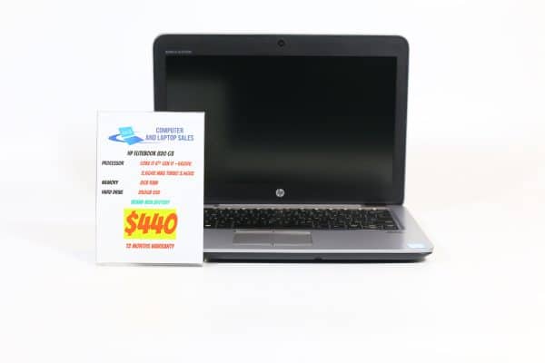 HP EliteBook 820 G3 | Core i7-6600U | 8GB RAM | 250GB SSD | Win 11 Pro | 1 Year Warranty