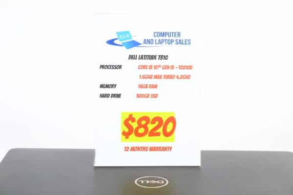 Dell Latitude 7310 | Core i5-10210U | 16GB RAM | 500GB SSD | Win 11 Pro | 1 Year Warranty