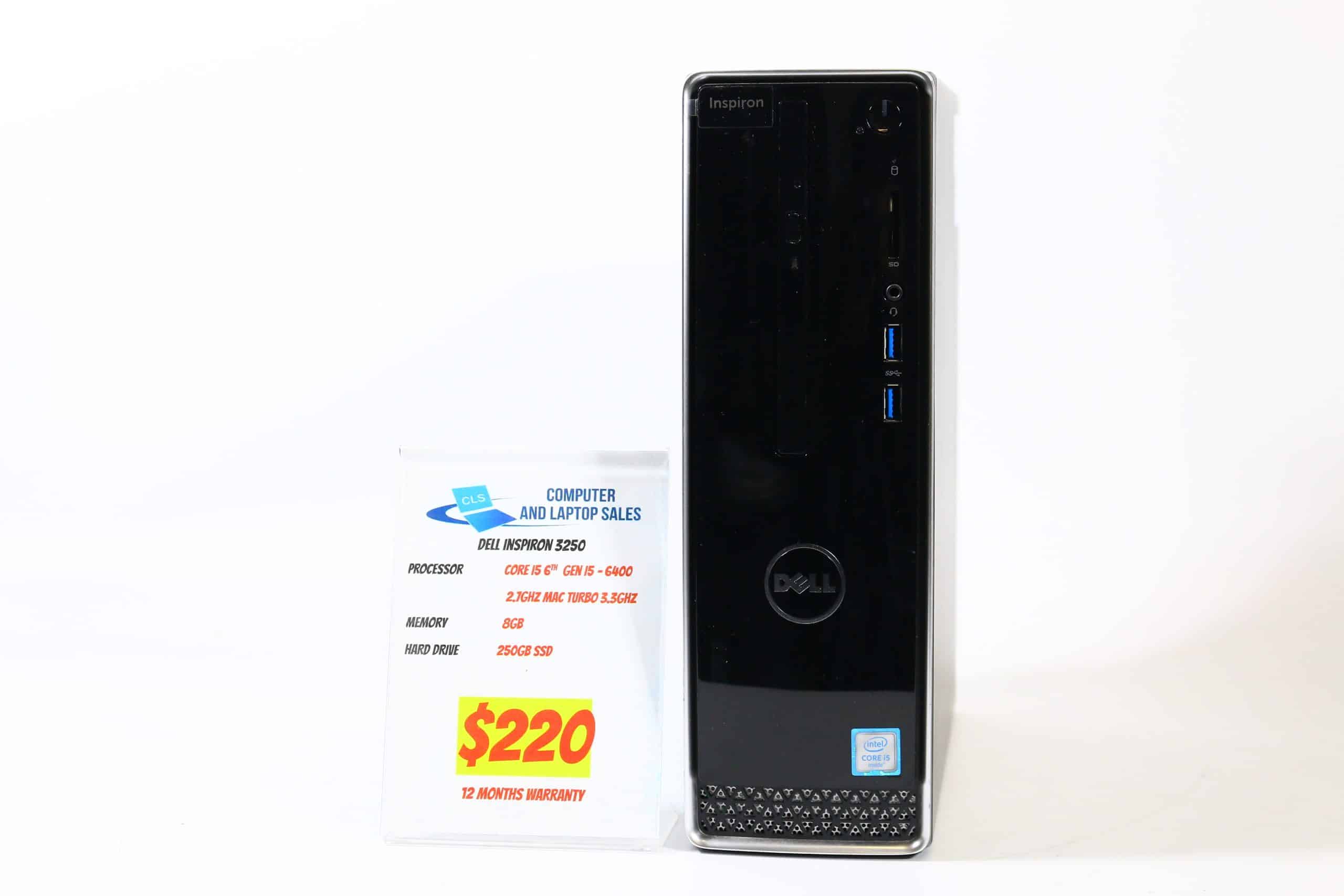 Buy Dell Inspiron 3250 | Grade A | Core i5-6400 | 8GB RAM | 250GB SSD | Win  11 Pro | 12 Months Warranty @ $200