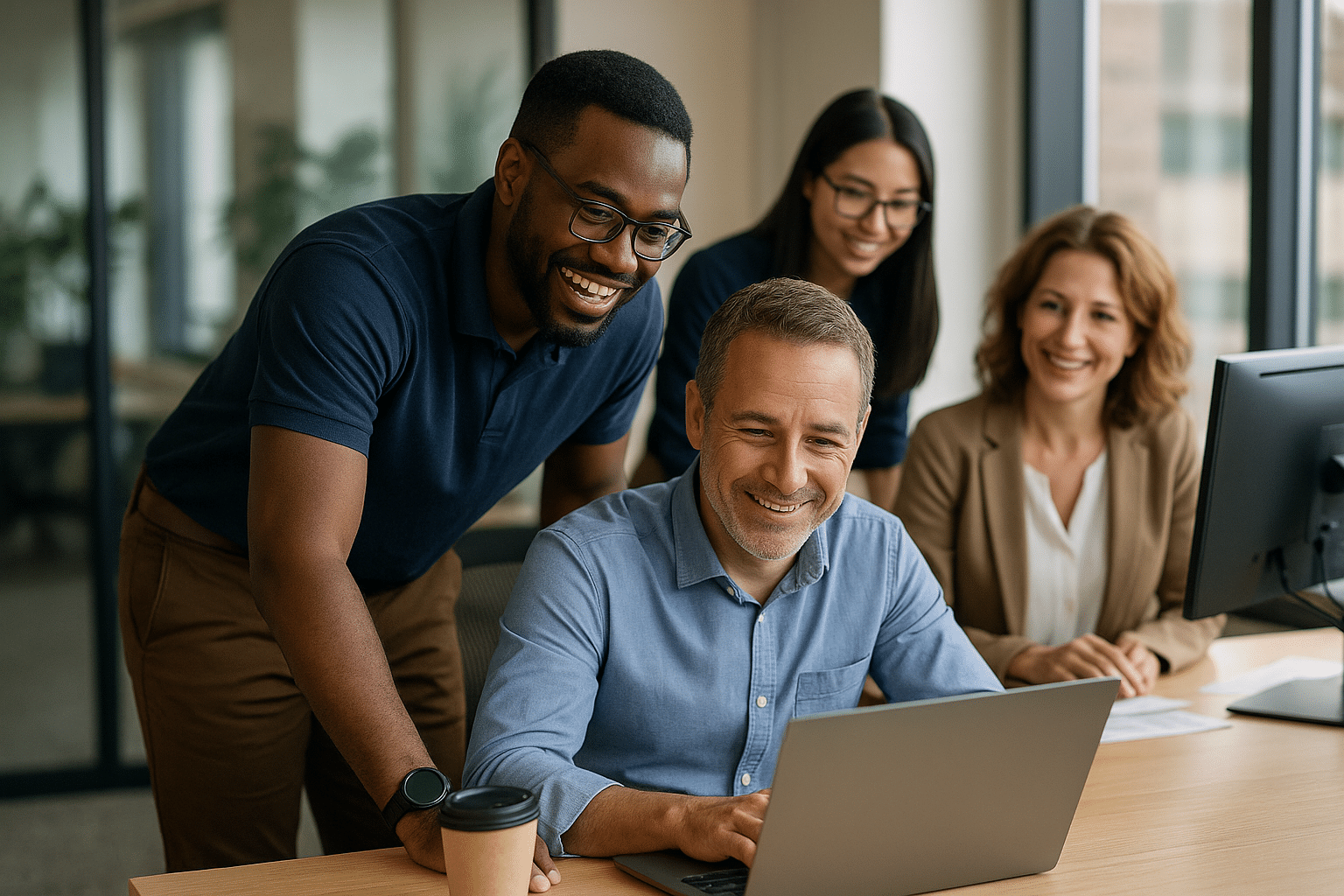 Managed IT services support team helping small business Australia