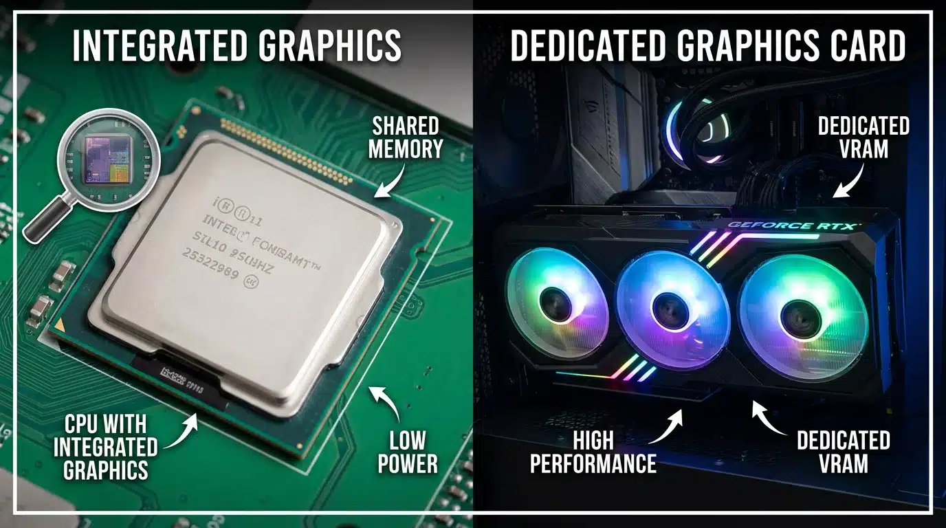 GPU integrated vs dedicated